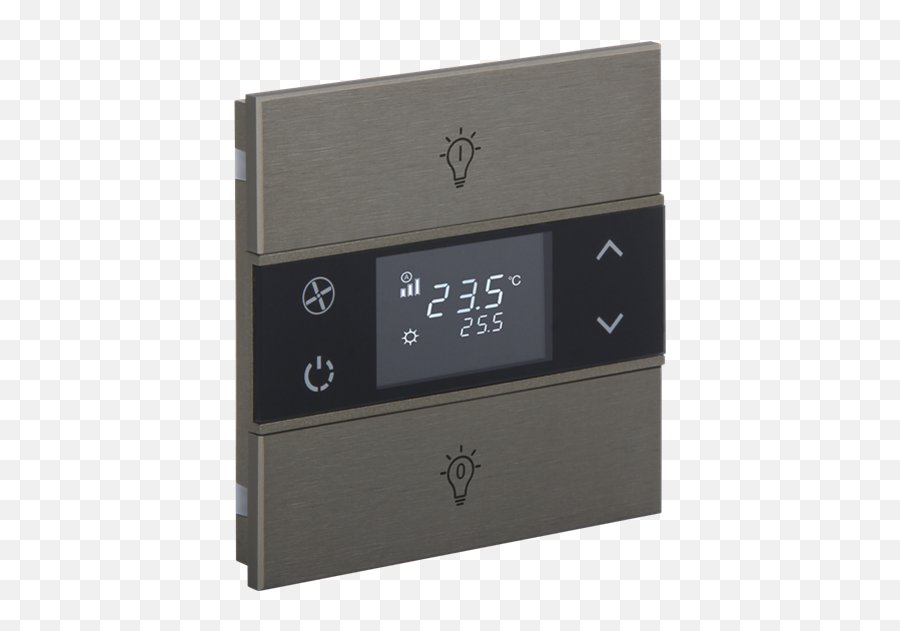 Knx - Shopsrbija Rosa Metal Thermostat 1f Bronze Status Icon Gold Thermostat Png,Status Icon