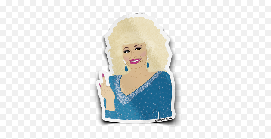 All Gifts Indie Bang - Dolly Parton Sticker Png,Princess Leia Feminist Icon