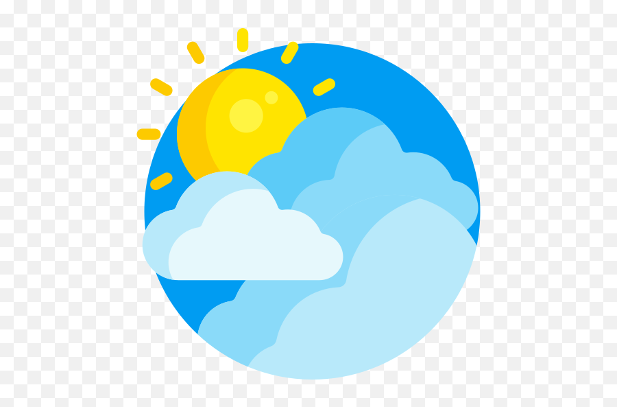 Cloudy - Free Weather Icons Sky Icon Png,Mostly Sunny Weather Icon