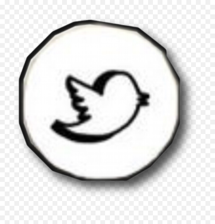 Freetoedit Twitter Icon Icons Logo Sticker By Evaoncam - Blank Png,Twtter Icon