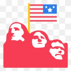 Mount Rushmore Icon Of Flat Style - Available in SVG PNG National Memorial Png