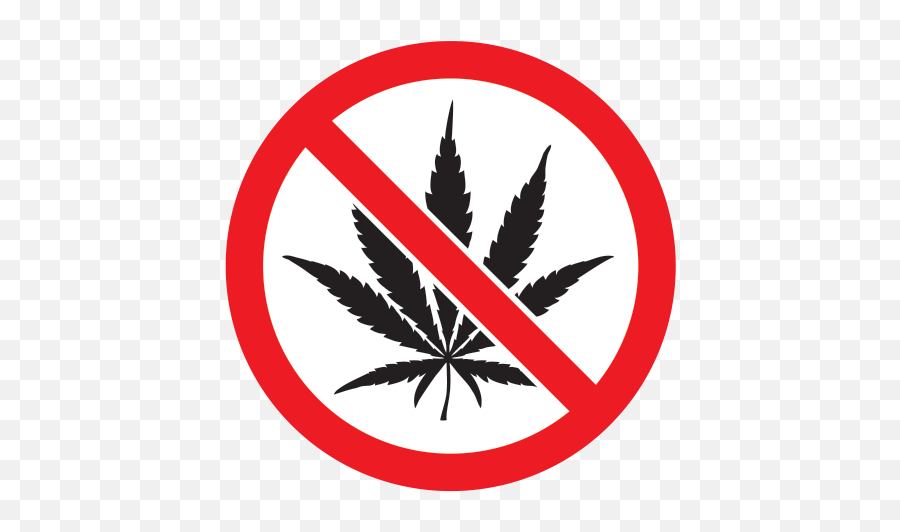 Printed Vinyl No Marijuana Sign Stickers Factory - Alcohol And Other Drug Use Png,Marijuana Transparent