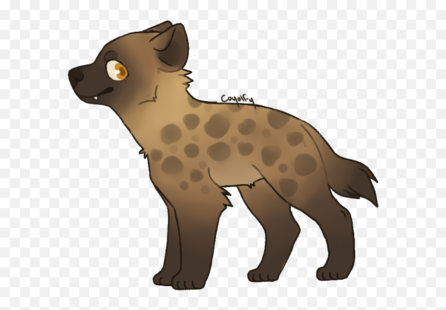 The Gnoll Train U2014 Coyolfy Just A Hyena Doodle Might Sell - Spotted Hyena Png,Hyena Png
