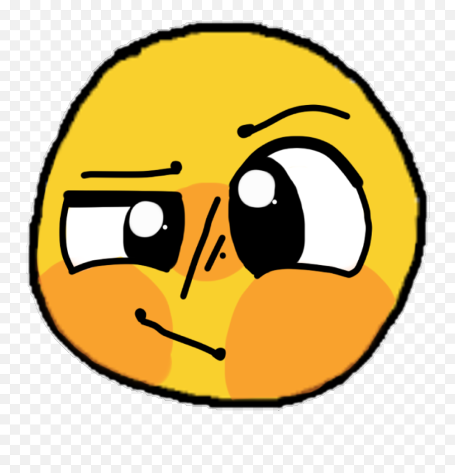 Cursed Emojiconfused Cute Love Memes Emoji Drawings Png Confused Face Icon