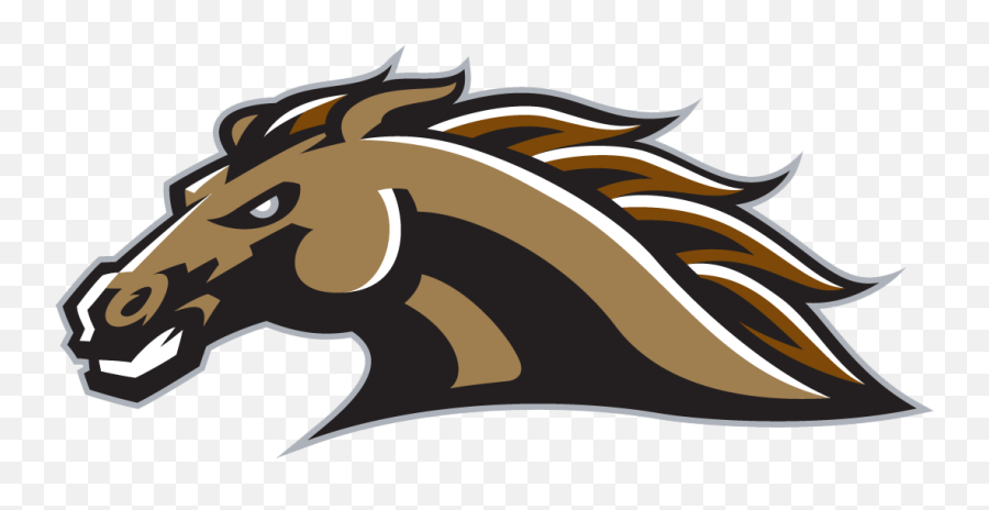 Western Michigan Broncos - Western Michigan Bronco Logo Png,Michigan State Football Logos