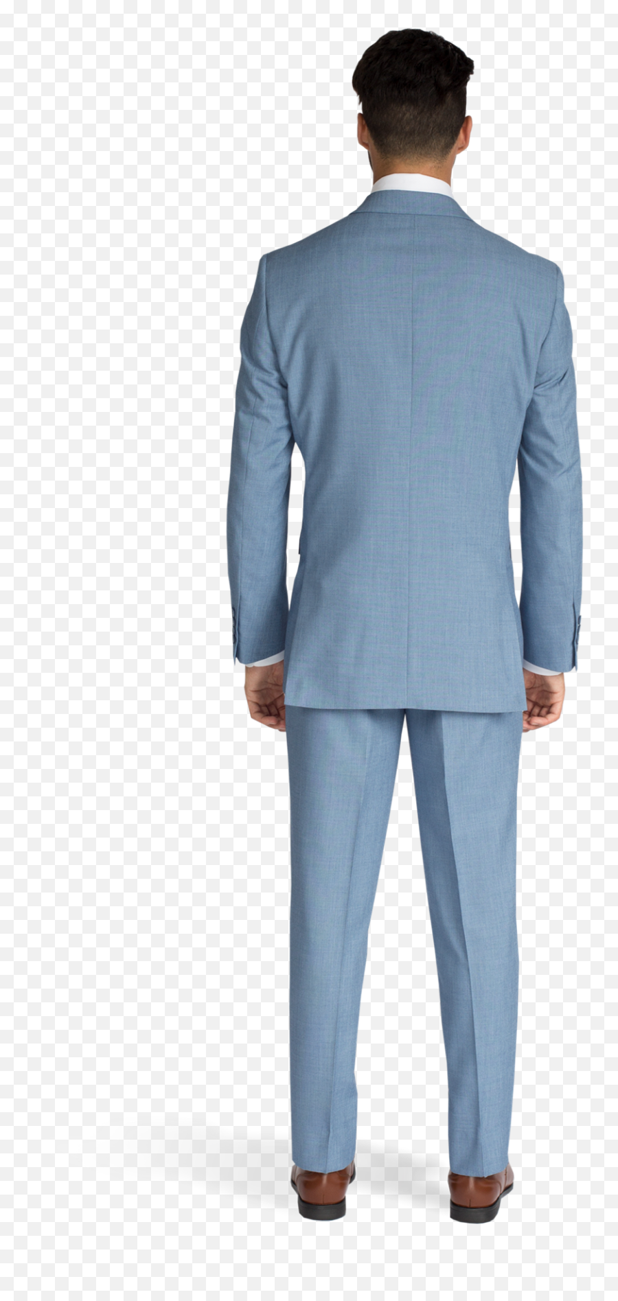 Download Light Blue Suit Back View - Men Suit Back View Png,Man In Suit Transparent Background