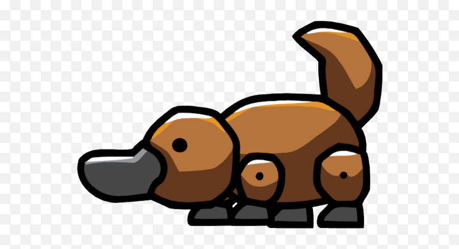 Duck Billed Platypus Png Image - Scribblenauts Animals Png,Platypus Png