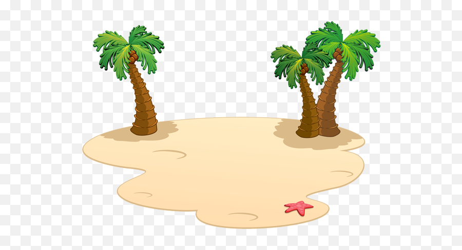 Beach Palms Png Clipart Mit Bildern Hering - Cartoon Beach Clipart Background,Palm Tree Clipart Png
