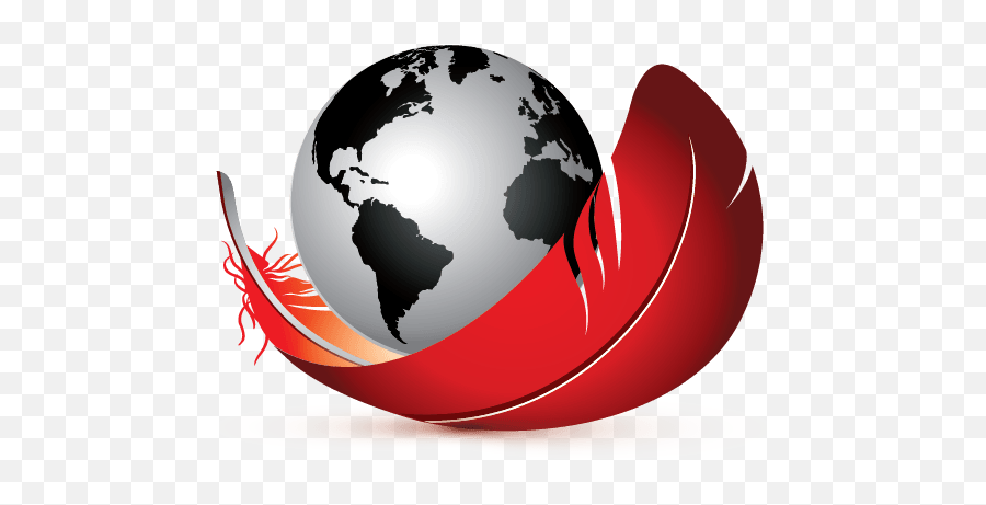 Red Globe Logo - System Of Measurement Map Png,Globe Logo Png