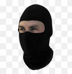 Black Balaclava Transparent Background - Balaclava Mask Png,Balaclava Png