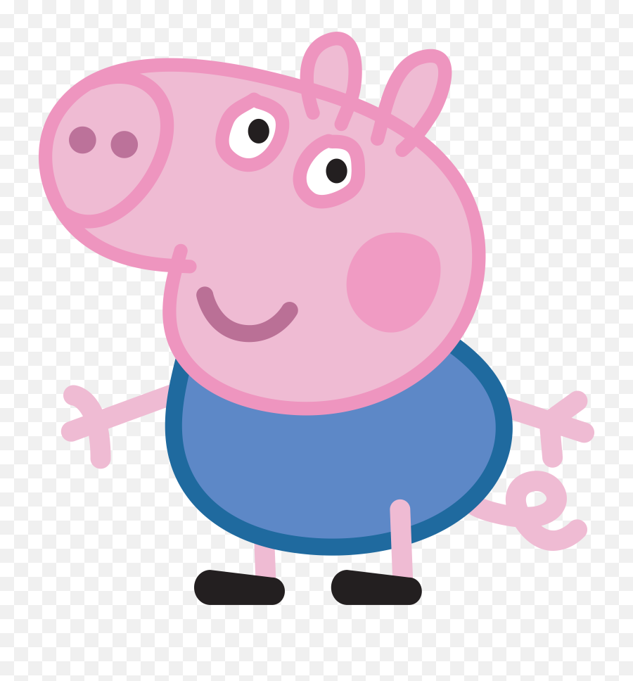 George Pig Clipart - Peppa Pig George Png,Pig Silhouette Png