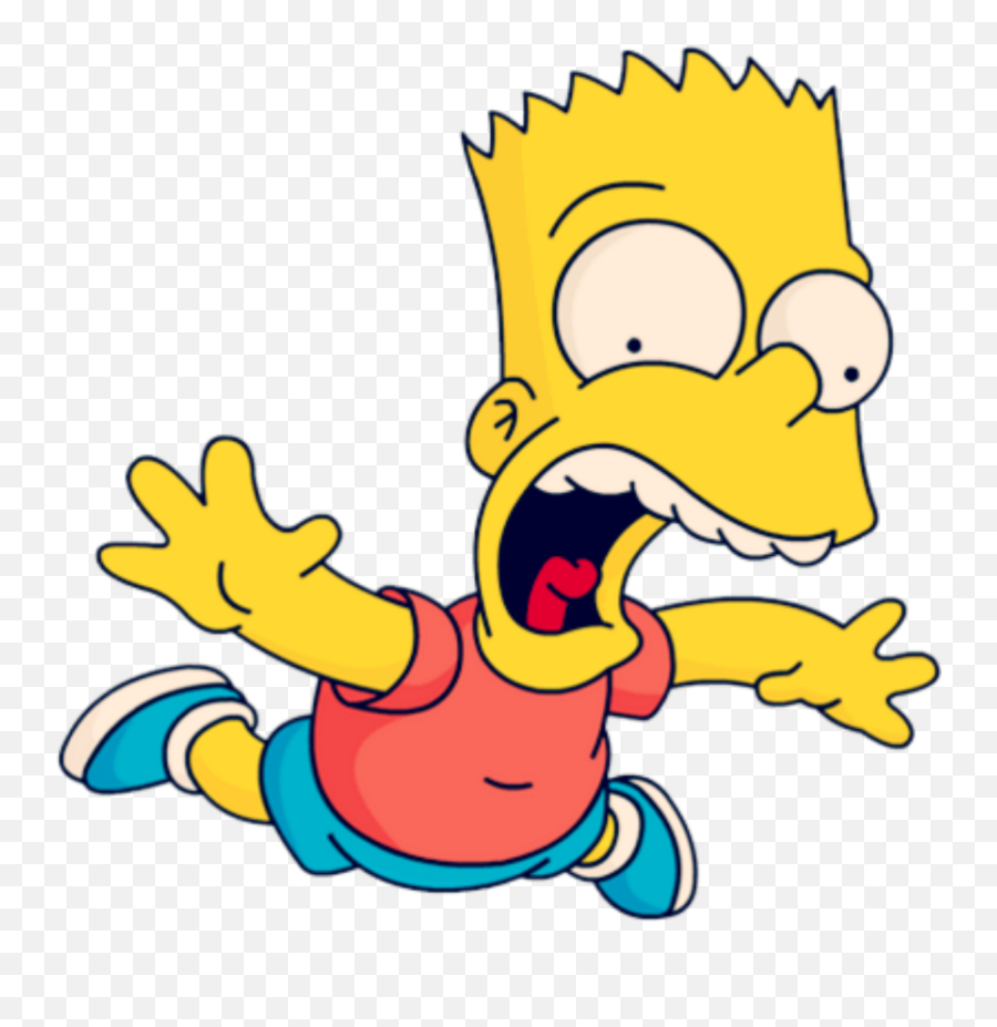 Bart Simpson Falling Transparent - Bart Simpson Png,Bart Simpson Transparent