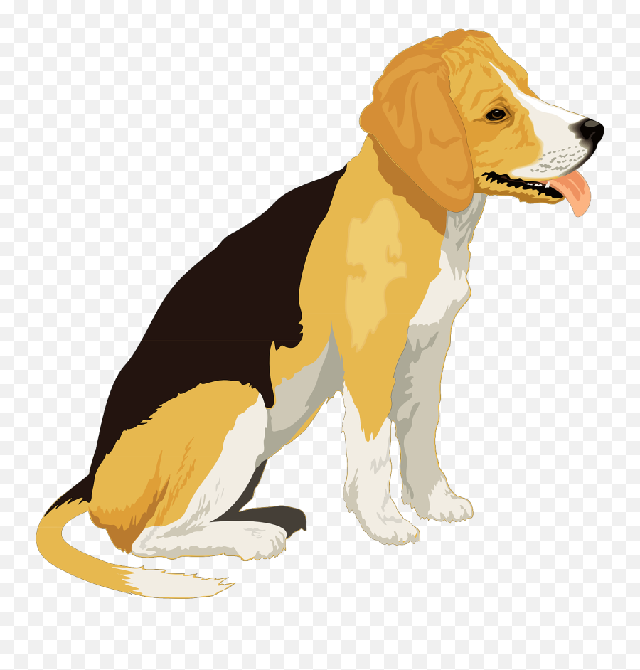 Black Yellow Dog - Black And Yellow Dog Png,Beagle Png