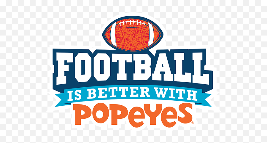 Popeyesu0027 Football Is Better With Popeyes Instant Win Game - Poster Png,Popeyes Logo Png