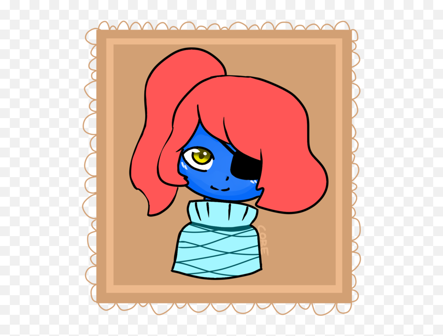 Smol Undyne Coredraws - Illustrations Art Street Cartoon Png,Undyne Png