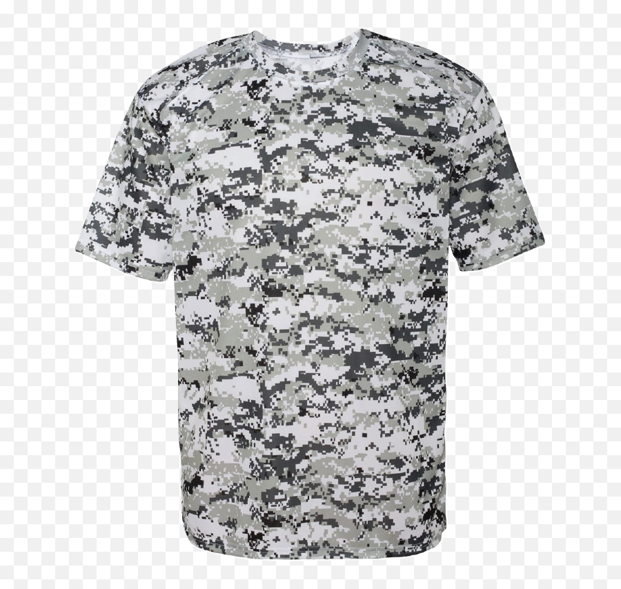 Shirt Outline Png - Template Badger 4180 Digital Camo T Cama T Shirt Design,White T Shirt Template Png