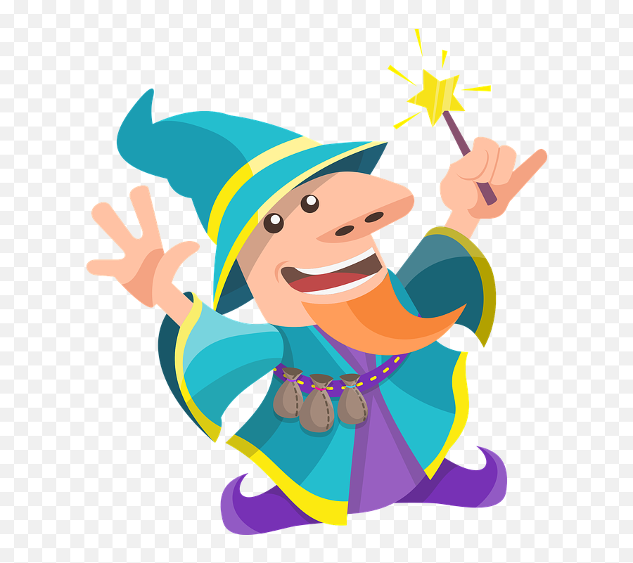 Magic Wizard Stick - Free Vector Graphic On Pixabay Png,Wizard Beard Png