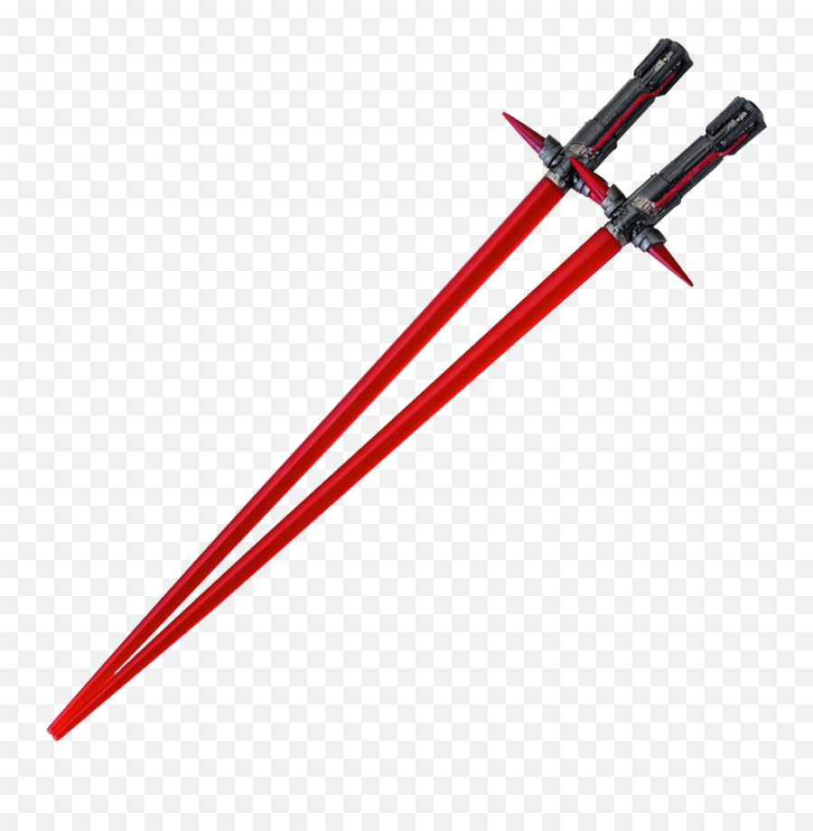 Star Wars - Episode Vii Kylo Ren Lightsaber Chopsticks Sword Png,Red Lightsaber Png