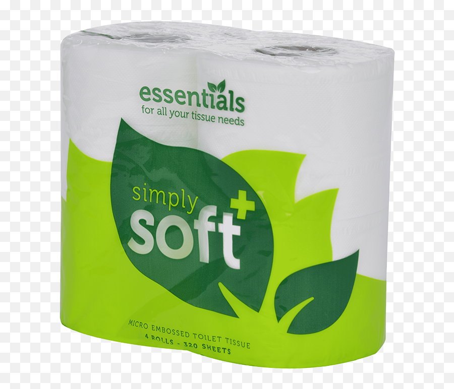 Essentials 2 Ply Toilet Roll - 9 Packs Of 4 Rolls Facial Tissue Png,Toilet Paper Png