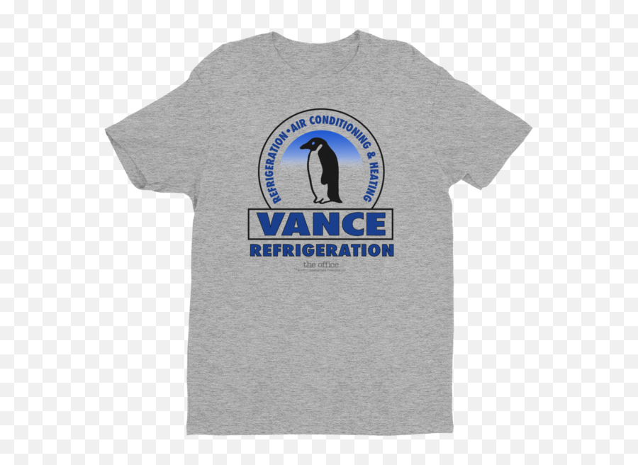 The Office Vance Refrigeration Menu0027s Short Sleeve T - Shirt Canoe Polo Png,The Office Png