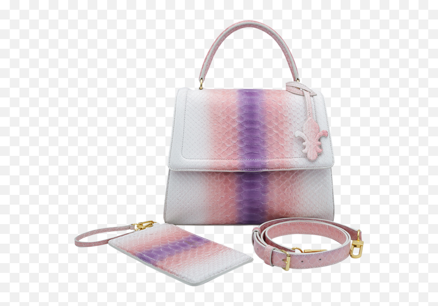 Gaby Mm Python Rose Rainbow - Wristlet Png,Rainbow Png