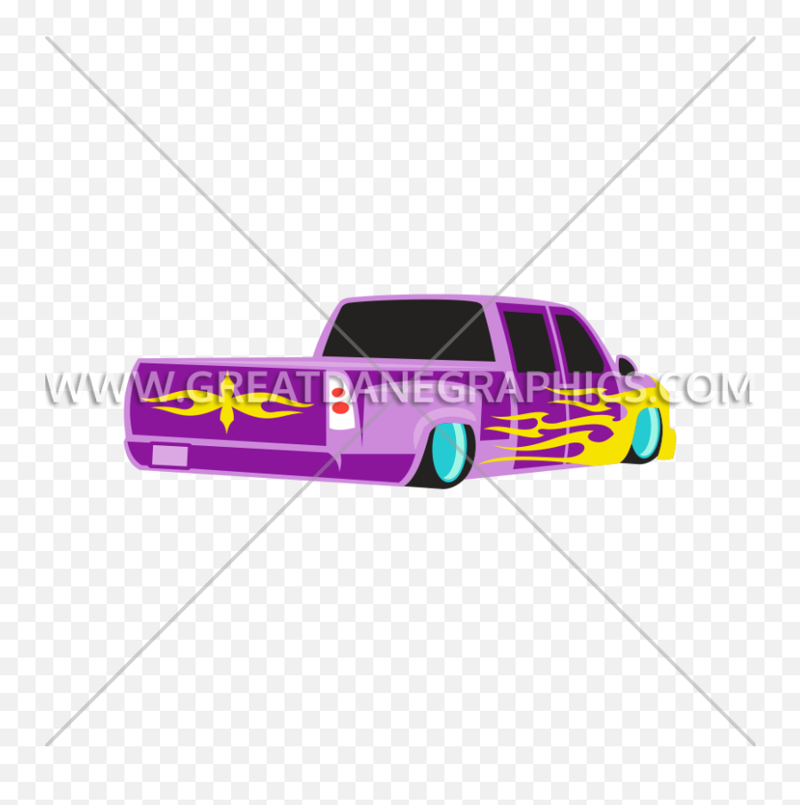 Tribal Lowrider Pickup Truck Production Ready Artwork For - Illustration Png,Lowrider Png