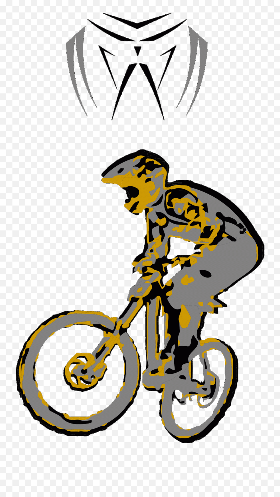 Mountain Bike Downhill Vector - Downhill Mountain Bike Downhill Mountain Mtb Bike Png,Mountain Bike Png