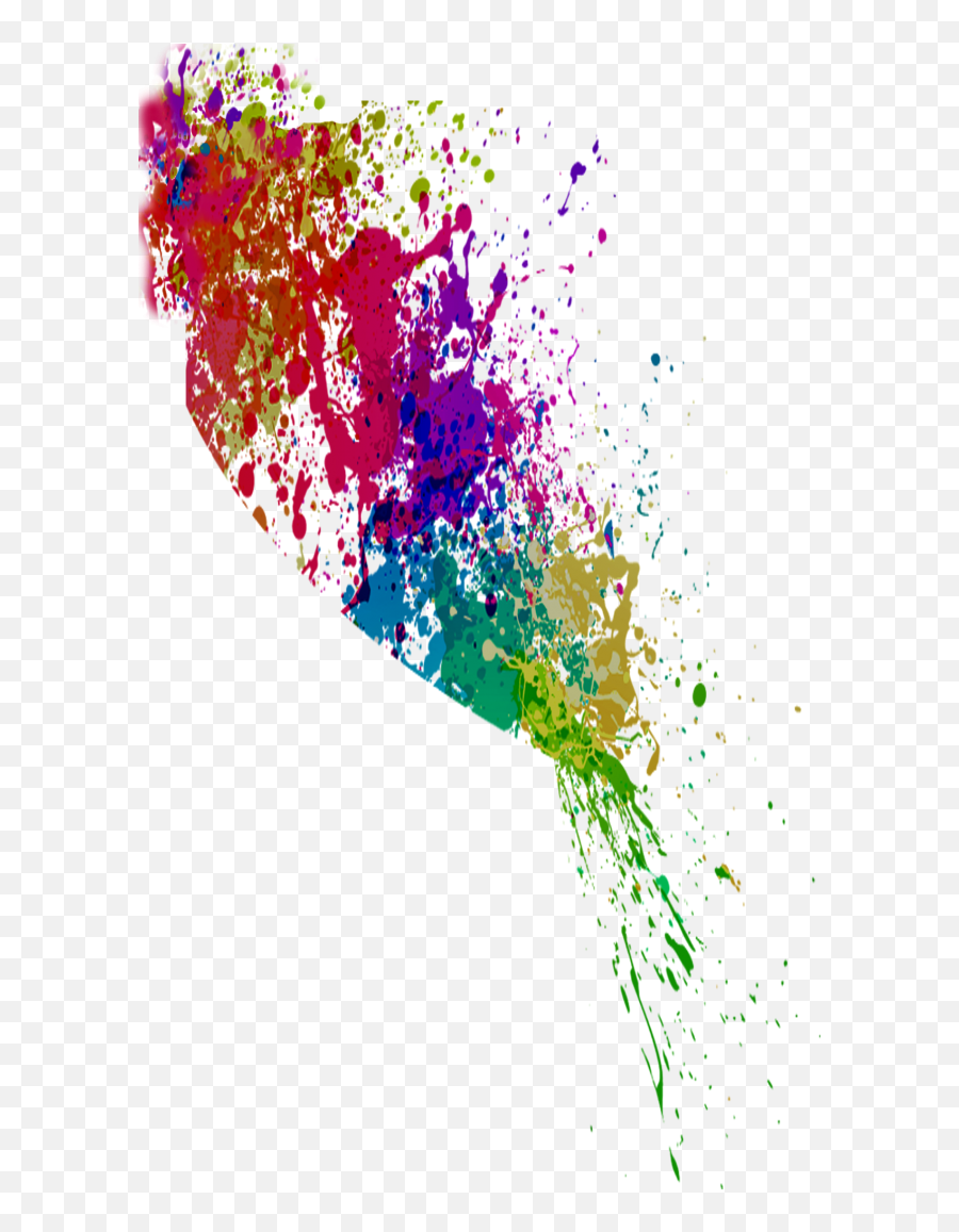 Download Colorful Paint Splatter Png 30 Image With No - Editing Picsart Color Png,Paint Splotch Png