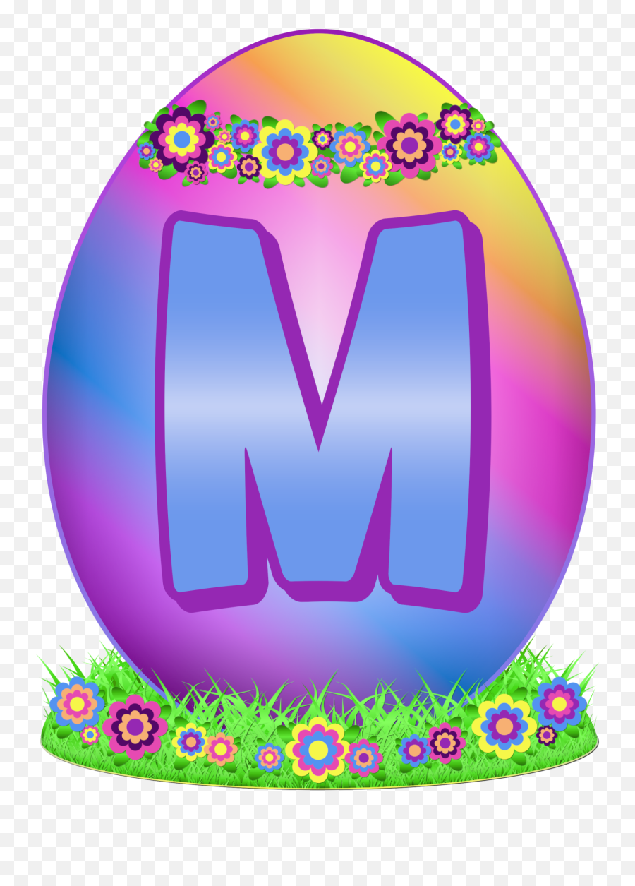 Easter Egg Letter M Free Stock Photo - Public Domain Pictures Letter E Easter Egg Png,Letter M Png