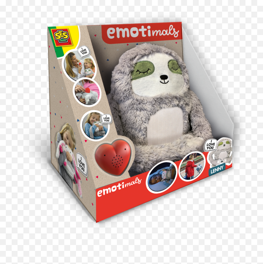 Ses Creative Emotimals - Lenny Ses Creative Emotimals Knuffel Met Geluid Png,Lenny Png