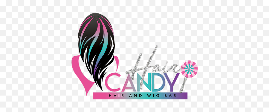 Hair Candy U0026 Wig Bar - Graphic Design Png,Pink Hair Png