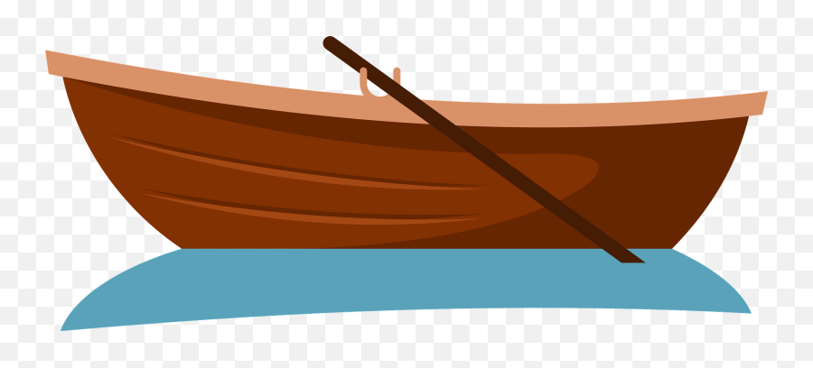 Wooden Row Boat Clipart Free Download Transparent Png - Horizontal,Row Boat Png