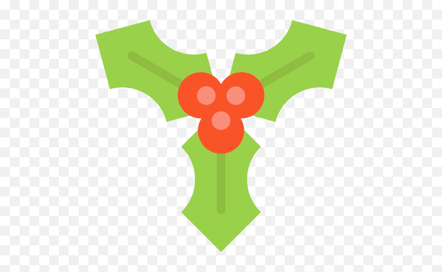 2 De 3 Flat Color Mistletoe Icon - Christmas Icons Design Png,Mistletoe Png 2 De 3 Flat Color Mistletoe Icon - Christmas Icons Design Png,Mistletoe Png