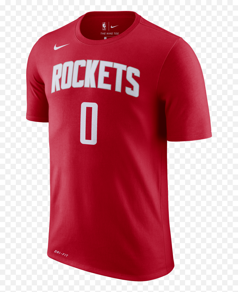 Menu0027s Houston Rockets Nike Russell Westbrook Icon Name U0026 Number Tee - Fred Vanvleet T Shirt Png,Russell Westbrook Png