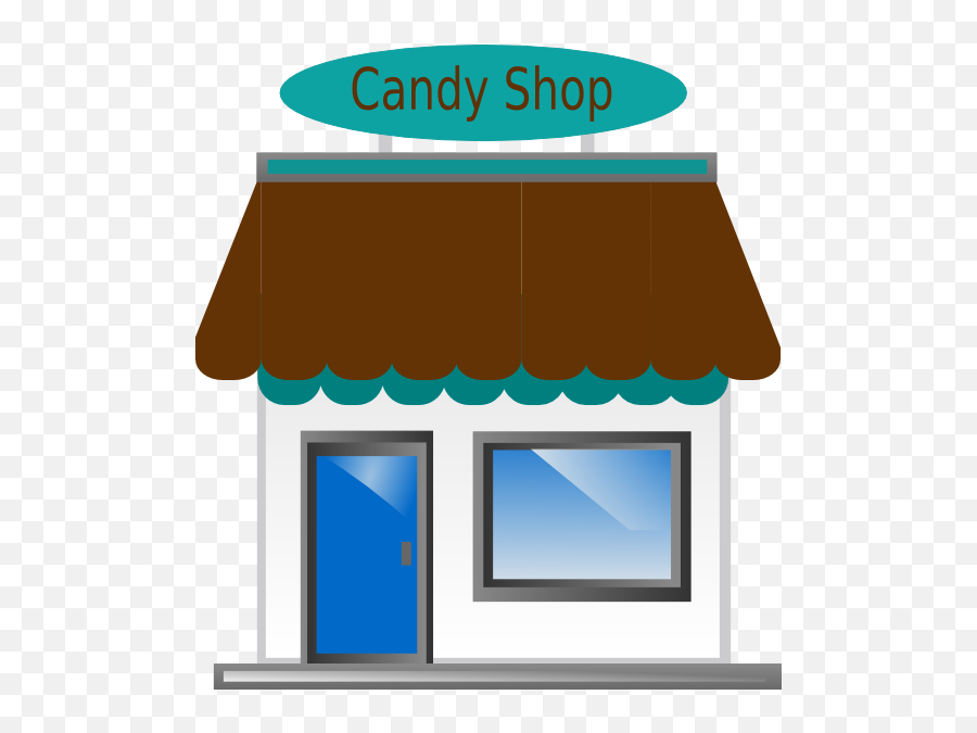 Candy Shop Front - Cartoon Store Transparent Background Cartoon Candy Store Transparent Png,Candy Transparent Background