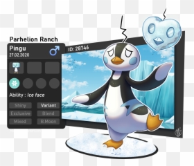 Pkmn - Cc Pingu By Myocarre Fur Affinity Dot Net Mix Pokemon Sketches Of Pokemon Fusions Png,Pingu Png