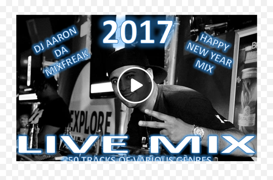 Dj Aaron Da Mixfreak Happy New Year 2017 Mix By Kerrin - Poster Png,Happy New Year 2017 Png
