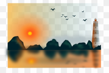 Download Hd Sunset Clipart Png - Transparent Sunst