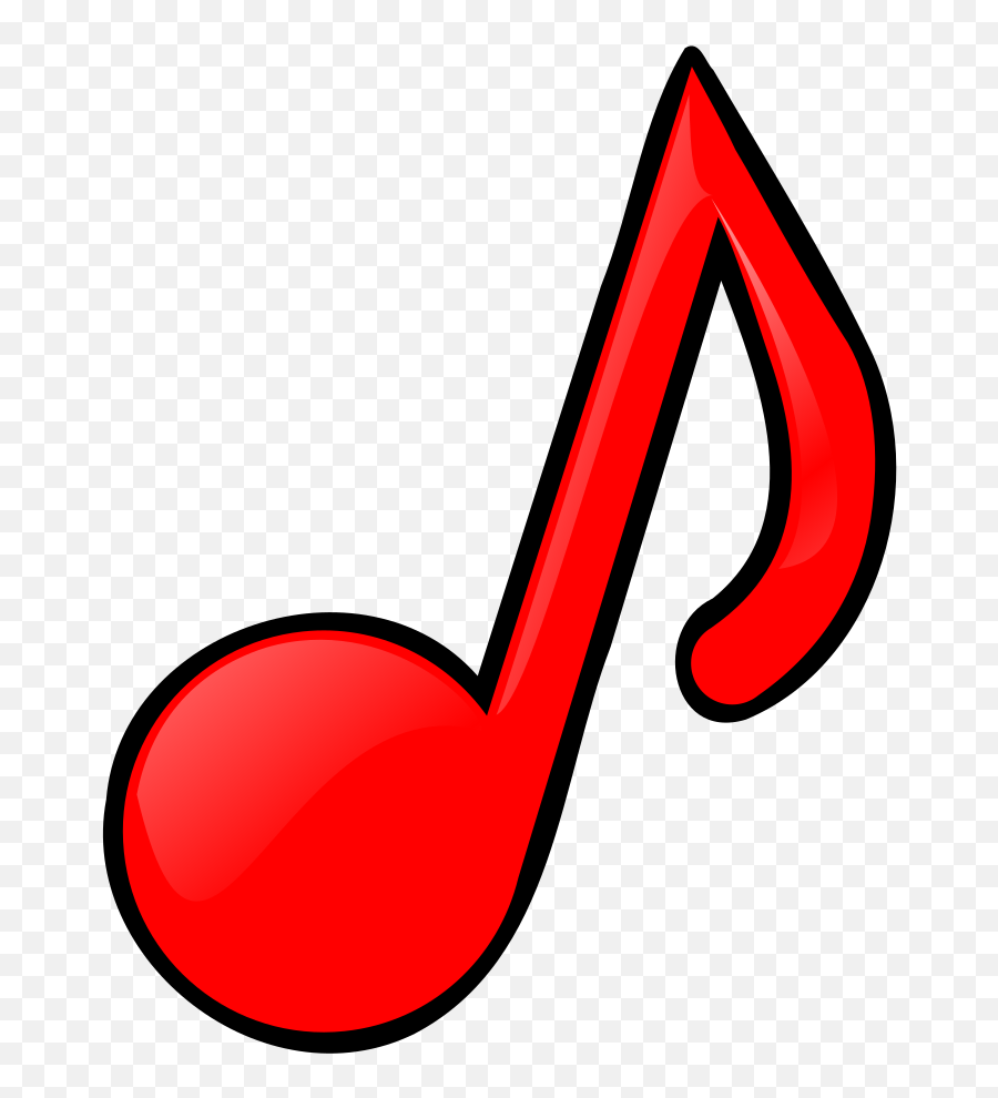 Music Clipart Tune - Music Note Png Color,Colorful Musical Notes Png