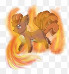 037 Vulpix Used Fire Blast And Png Transparent