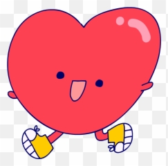 Valentines Day Running Sticker By Buzzfeed Animation For Ios - Happy Png,Buzzfeed Logo Transparent
