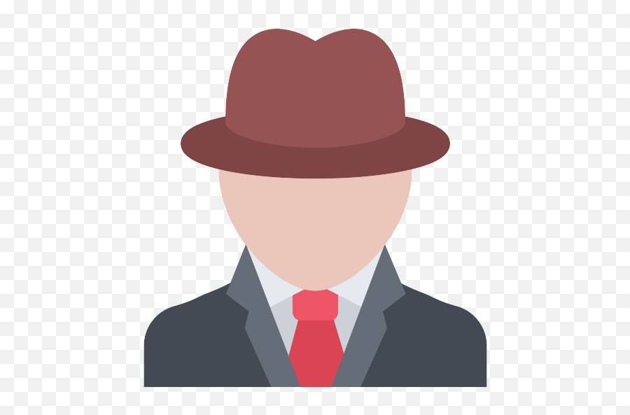 Detective Agent Vector Svg Icon - Png Repo Free Png Icons Agent Vector,Detective Hat Png
