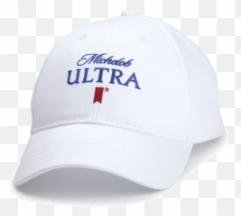 Michelob Ultra White Cap - For Baseball Png,Michelob Ultra Logo