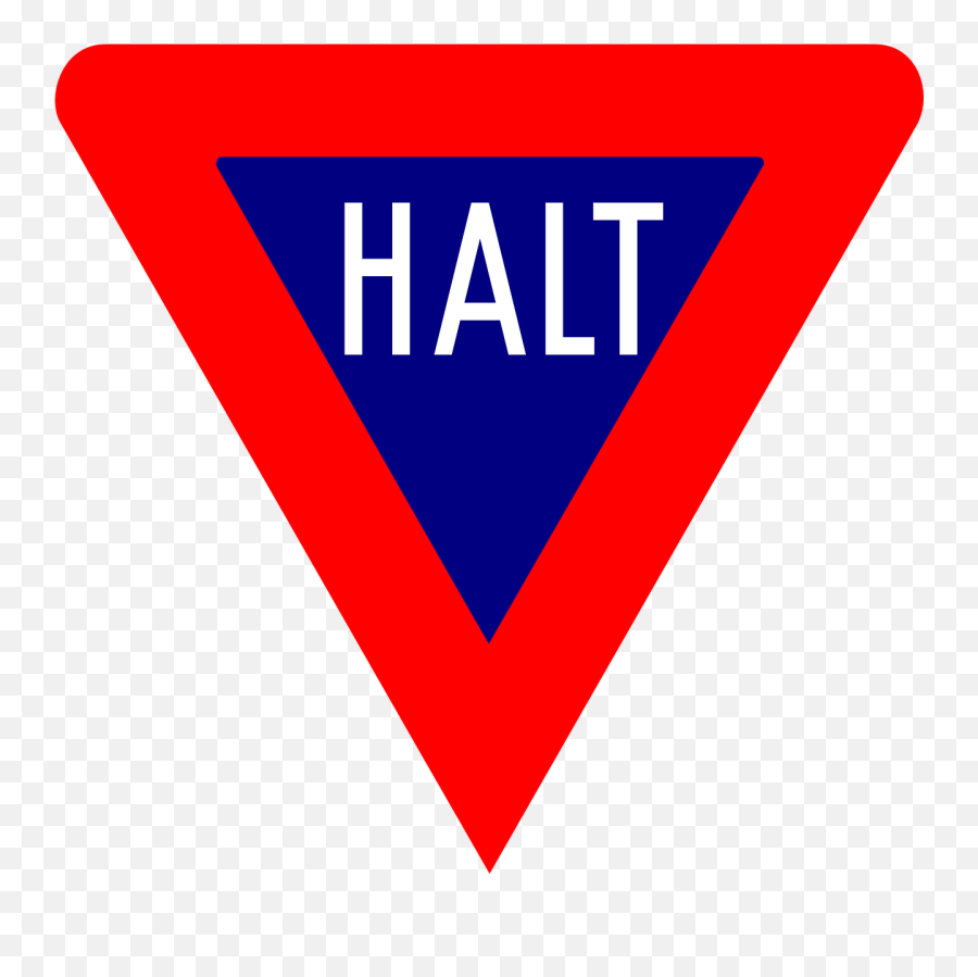 Halt Stop Sign Symbol Public Domain Image - Freeimg Halt Clip Art Png,Pause Symbol Png