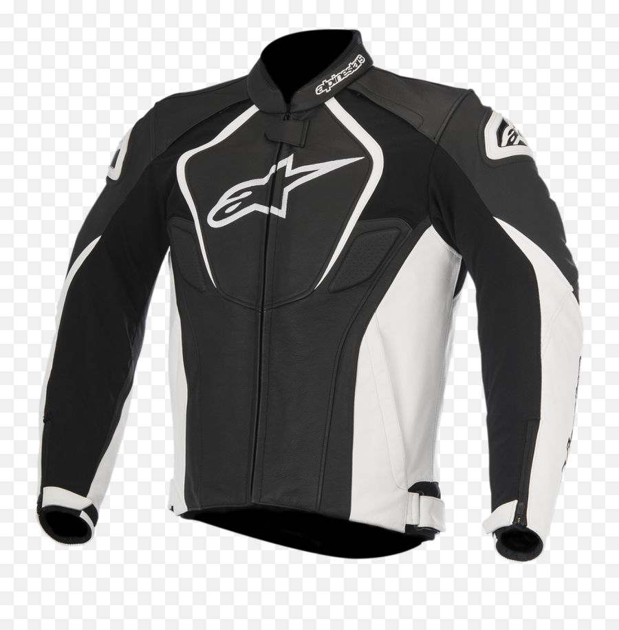 Alpinestars Jaws Perforated Leather Jacket Blackwhitered - Alpinestar Jaws Leather Jacket Png,Icon Womens Leather Jacket