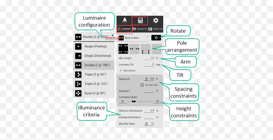 Luxiflux Area - Webbased Exterior Lighting Calculator Vertical Png,Tug Of War Icon