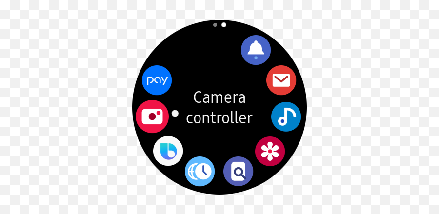 Galaxy Watch Active Camera Controller App Lets You Take - Camera Controller Samsung Png,Viewfinder Icon