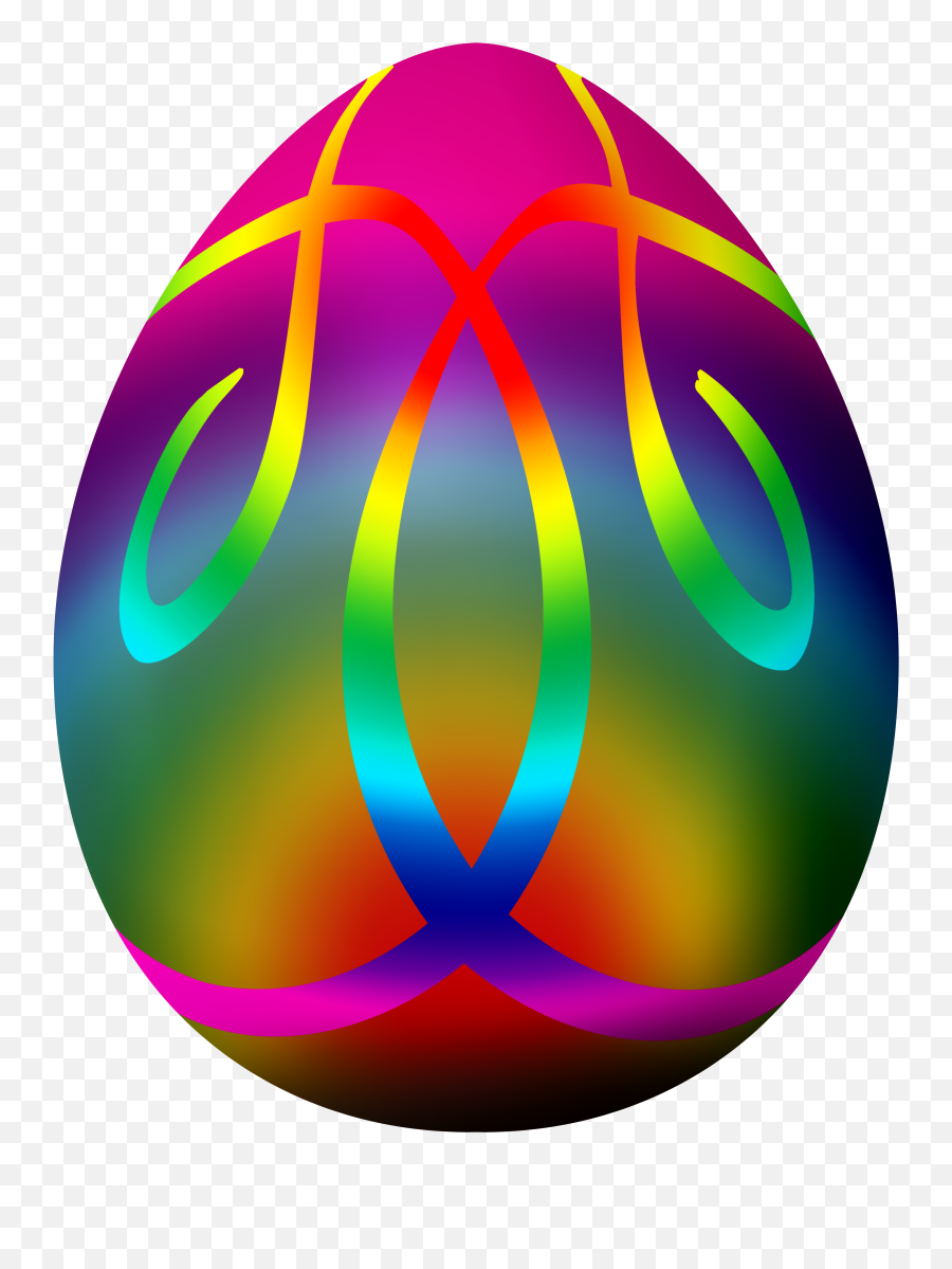 Clipart Of Sphere Easter Egg The And - Circle Png,Easter Transparent