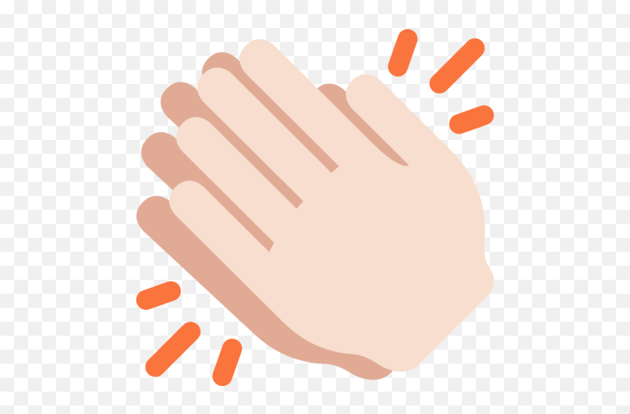 Clapping Hands Sign Tone Emoji - Transparent Hand Clap Gif Png,Hand Clapping Icon