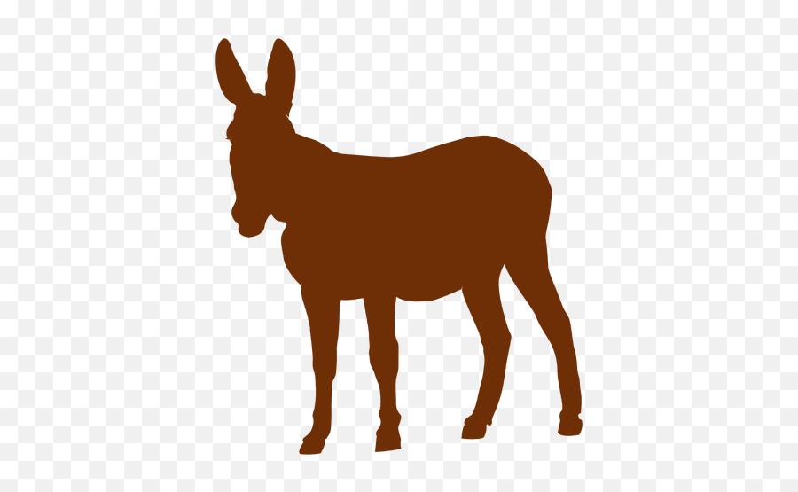 Burro Graphics To Download - Donkey Silhouette Png,Democratic Donkey Icon